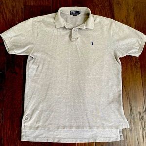 Men’s Gray Short Sleeve Polo